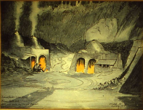 Limekilns on Bluebell Hill (copyright Jim Preston)